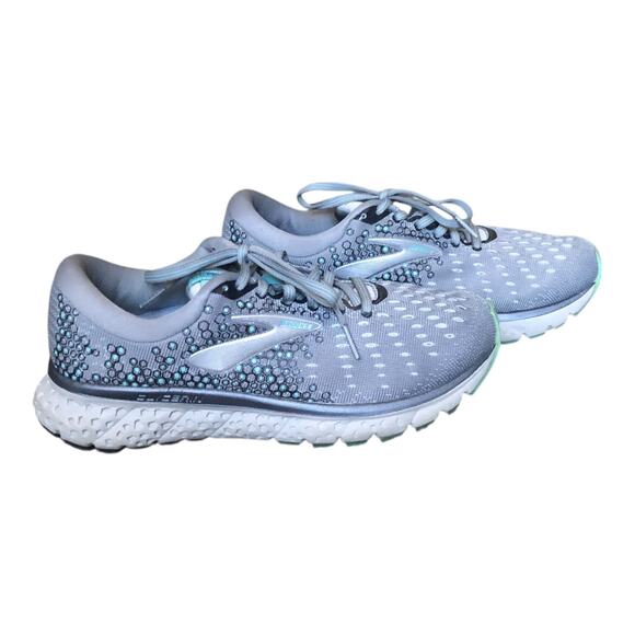 Brooks Glycerin 17 Gray Low Top Lace Up Running Shoes Women's Size 8 US - Picture 4 of 10